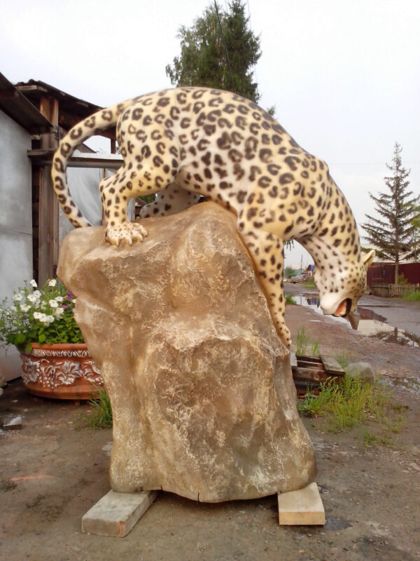 Фигурка садовая Снежный барс (170 см) 13 figurka sadovaya leopard 170 sm 7