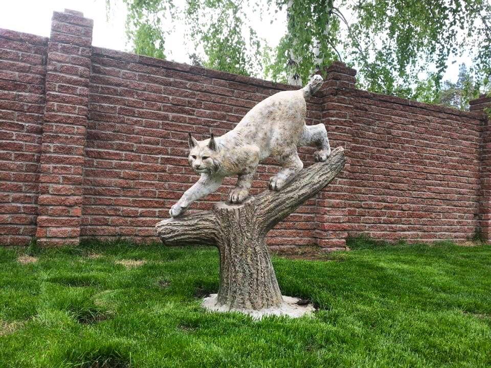 Скульптура садовая Рысь (160 см) 4 Скульптура садовая Рысь (160 см) — изображение 4