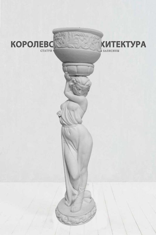 Скульптура афродиты в белом