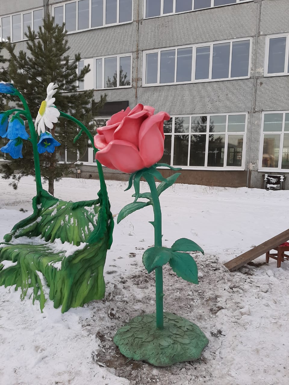 Скульптура садовая Роза 2 Скульптура садовая Роза — изображение 2