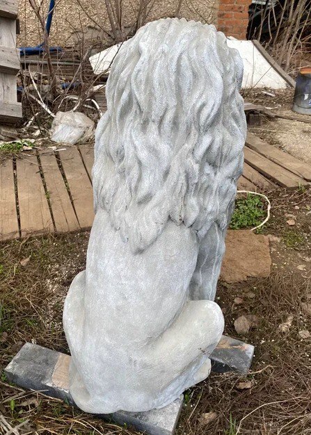 Садовая скульптура - Королевский лев (85см) с уценкой 8 Садовая скульптура - Королевский лев (85см) с уценкой — изображение 8
