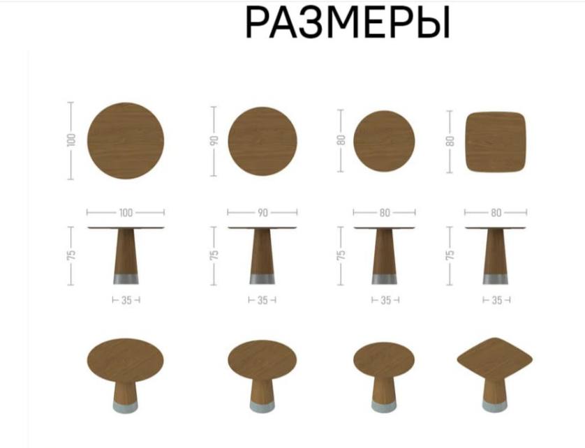 Круглый стол Конус 12 Стол круглый Конус