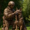 Мемориал бойцам СВО "Солдат с собакой"