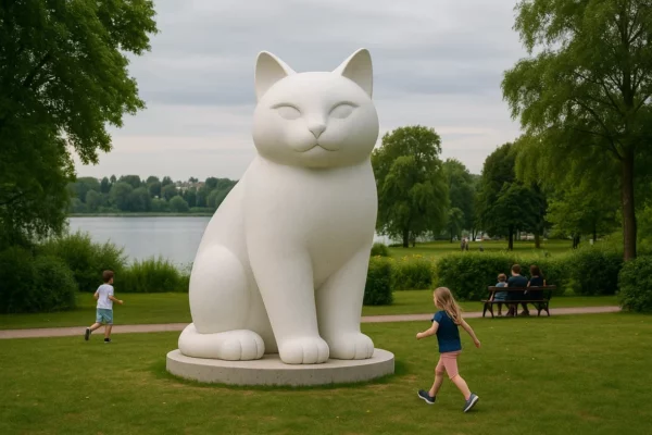 Скульптура "Кошка"